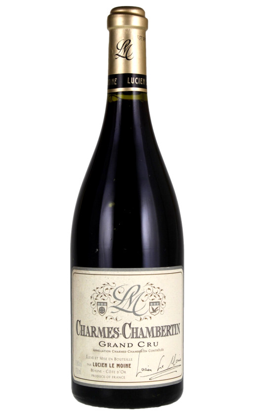 Wine Lucien Le Moine Charmes Chambertin Grand Cru 2012