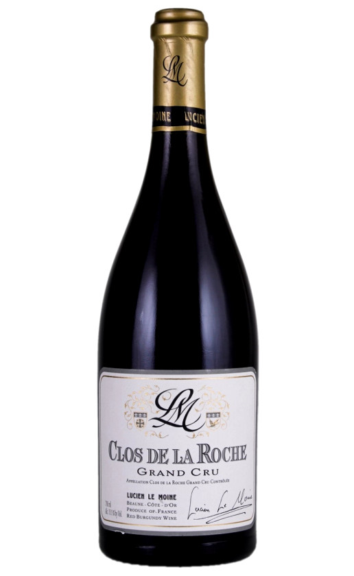 Wine Lucien Le Moine Clos De La Roche Grand Cru 2013