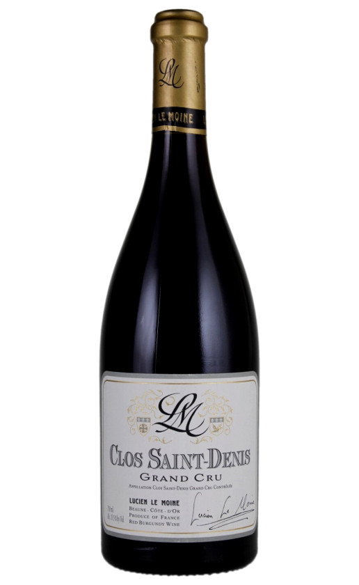 Вино Lucien Le Moine Clos Saint-Denis Grand Cru 2013