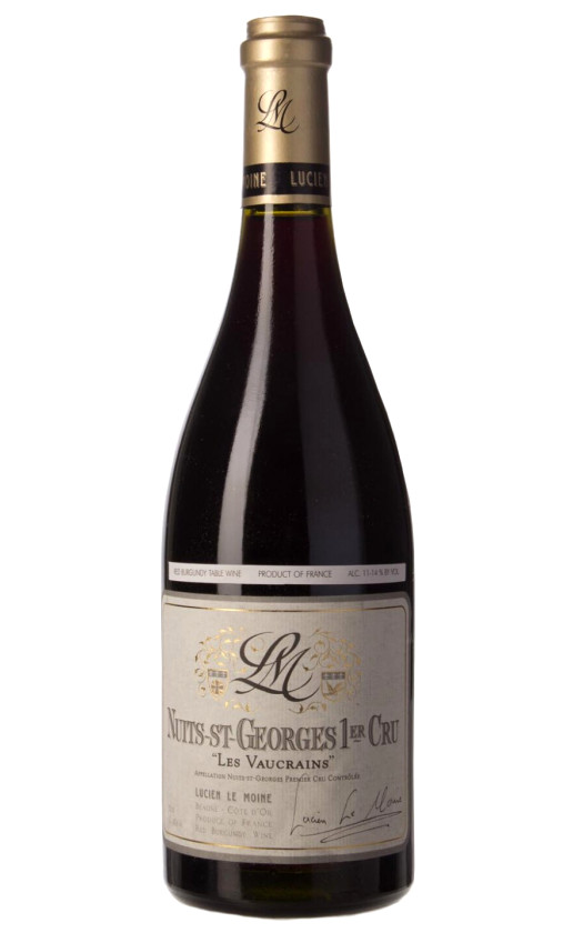 Wine Lucien Le Moine Nuits Saint Georges Premier Cru Les Vaucrains 2012