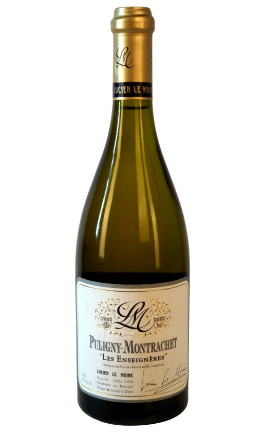 Wine Lucien Le Moine Puligny Montrachet Les Enseigneres 2010