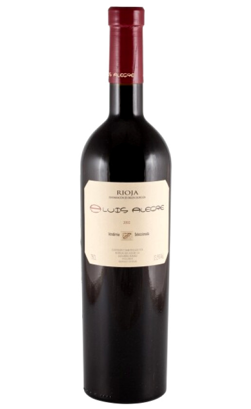 Wine Luis Alegre Vendimia Seleccionada Rioja 2002