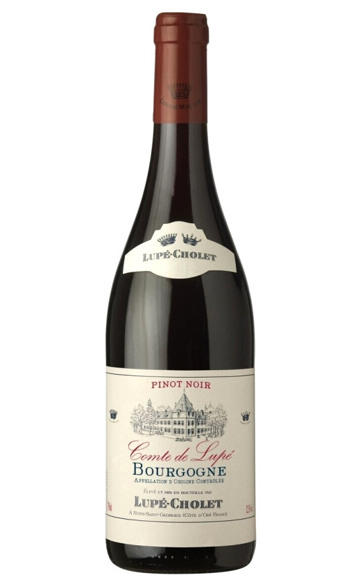 Wine Lupe Cholet Bourgogne Pinot Noir Comte De Lupe 2020