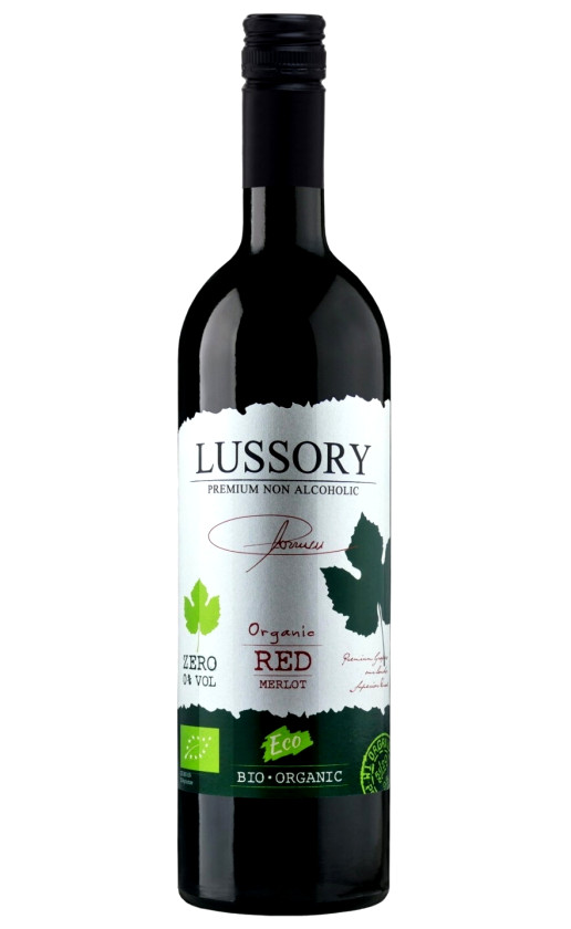 Wine Lussory Premium Red Merlot Bio