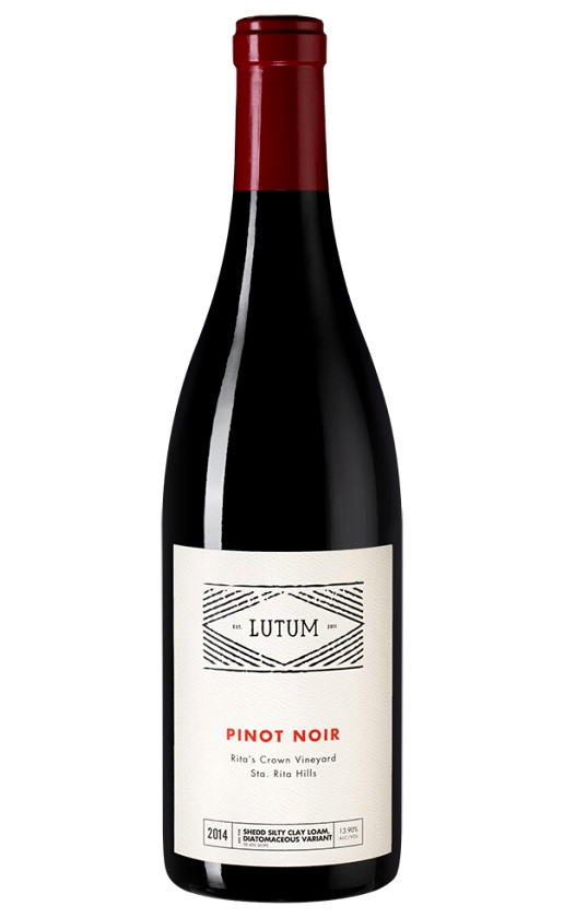 Вино Lutum Rita's Crown Pinot Noir 2014