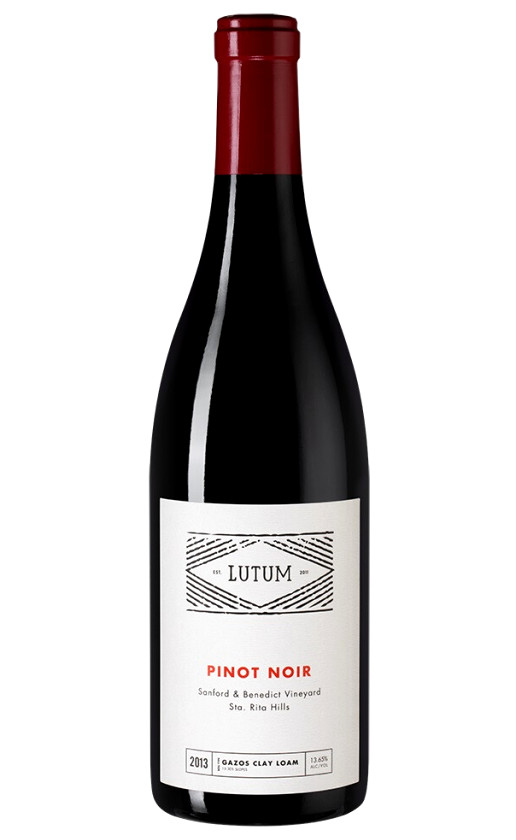 Вино Lutum Sanford Benedict Pinot Noir 2013