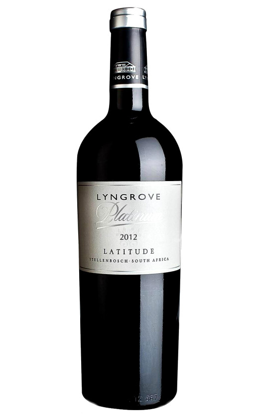 Wine Lyngrove Platinum Latitude Stellenbosch 2012