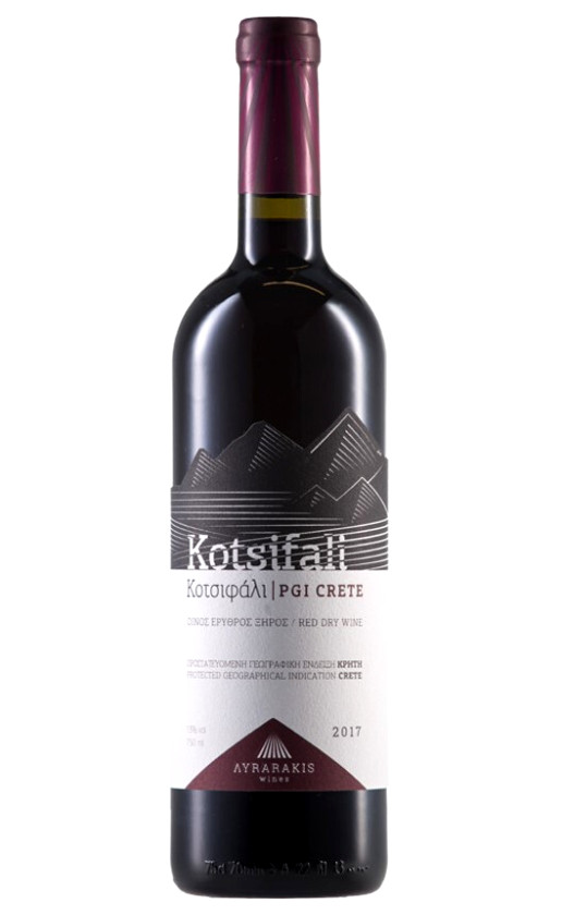 Wine Lyrarakis Kotsifali Crete 2017