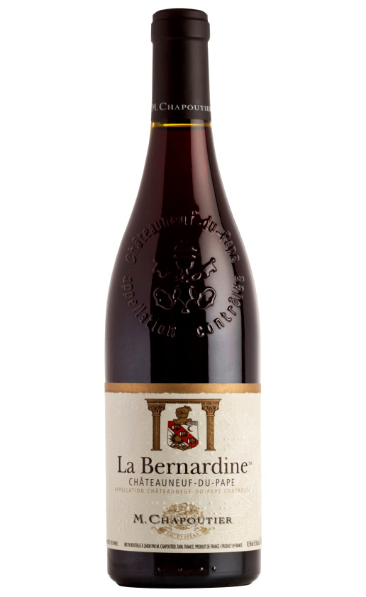 Wine M Chapoutier Chateauneuf Du Pape La Bernardine 2017