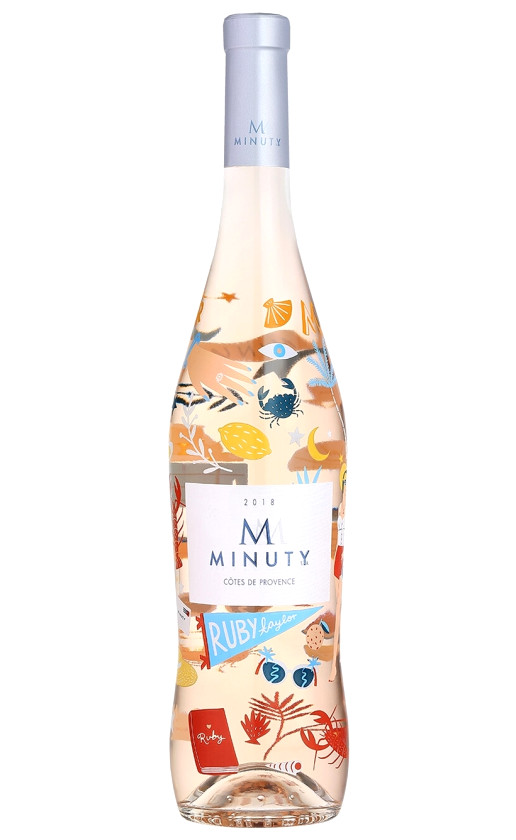 Wine M De Minuty Rose Cotes De Provence 2018 Limited Edition By Ruby Taylor