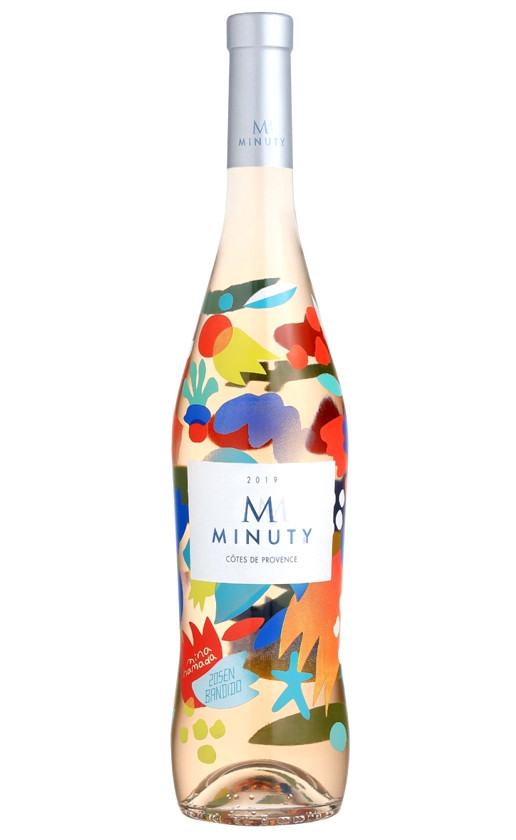 Wine M De Minuty Rose Cotes De Provence 2019 Limited Edition By Mina Zosen