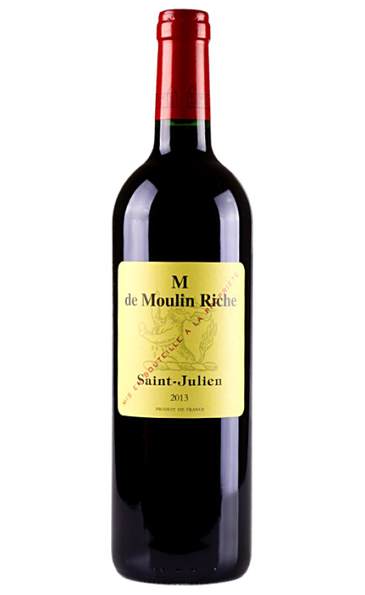 Wine M De Moulin Riche Saint Julien 2013