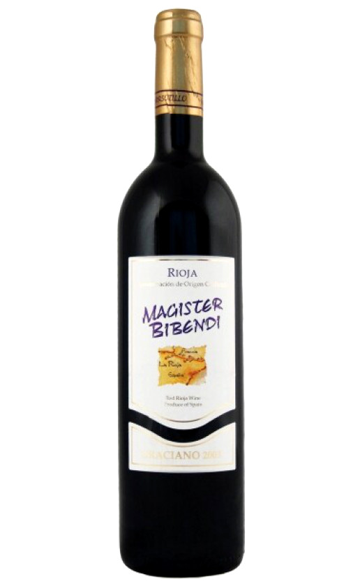 Вино Magister Bibendi Seleccion Especial de Graciano 2003