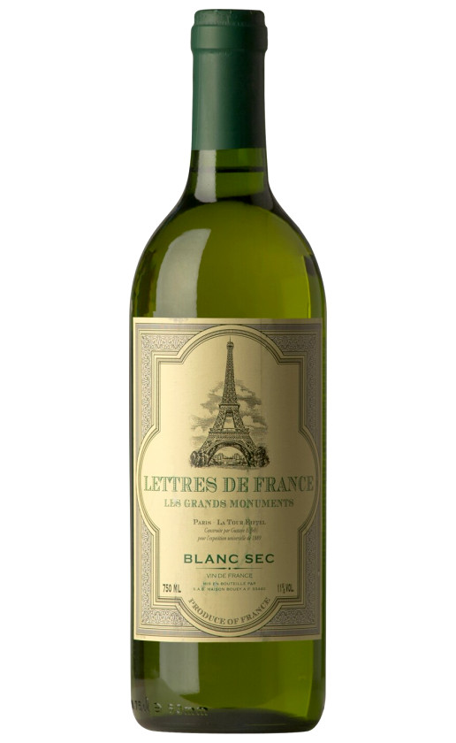 Wine Maison Bouey Lettres De France Blanc Sec