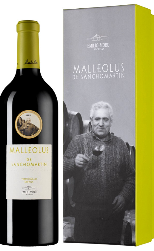 Вино Malleolus de Sanchomartin Ribera del Duero 2016 gift box