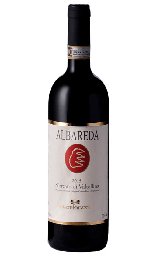 Вино Mamete Prevostini Albareda Sforzato di Valtellina 2015