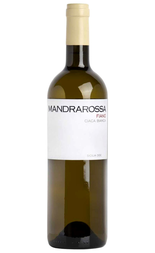 Wine Mandrarossa Ciaca Bianca Fiano Sicilia 2017