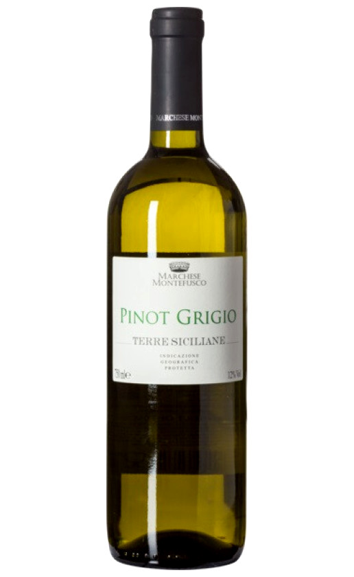 Вино Marchese Montefusco Pinot Grigio Terre Siciliane 2020