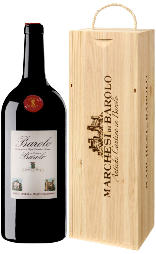 Wine Marchesi Di Barolo Barolo Del Commune Di Barolo 2014 Wooden Box