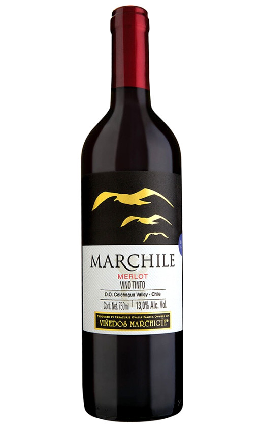 Wine Marchile Merlot Semi Sweet Colchagua Valley