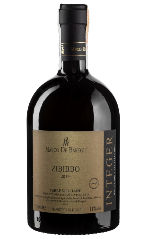 Вино Marco De Bartoli Integer Zibibbo Terre Siciliane 2019
