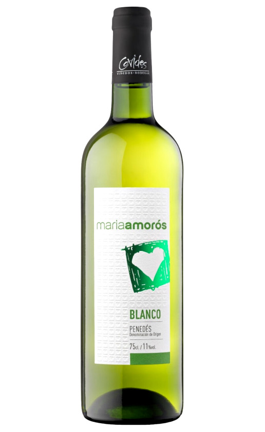 Wine Maria Amoros Blanco Seco Penedes 2015