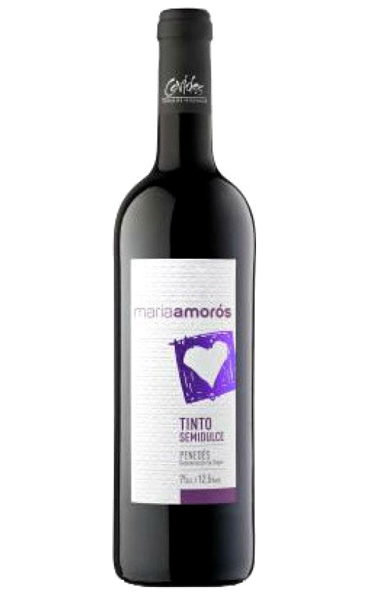 Wine Maria Amoros Tinto Semidulce Penedes 2014