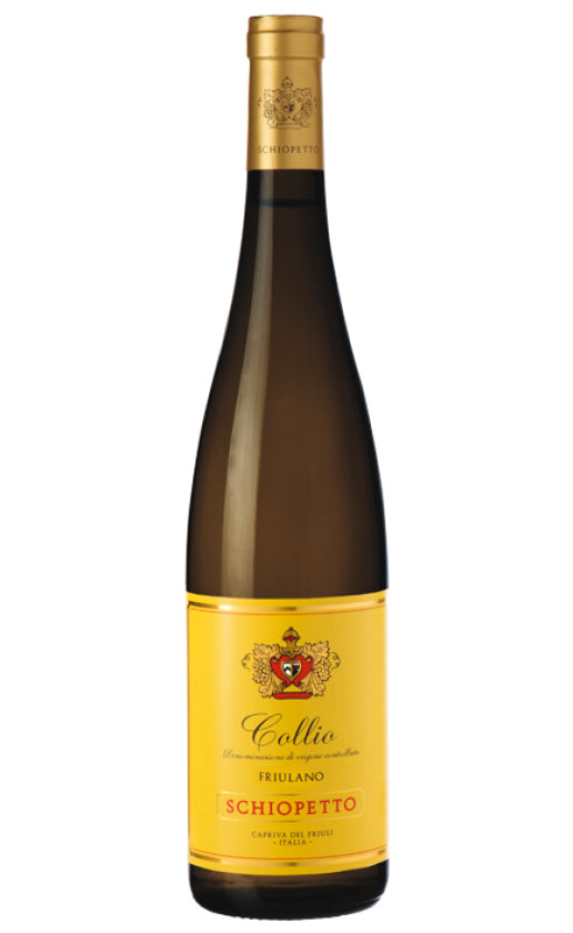 Wine Mario Schiopetto Friulano Collio 2017