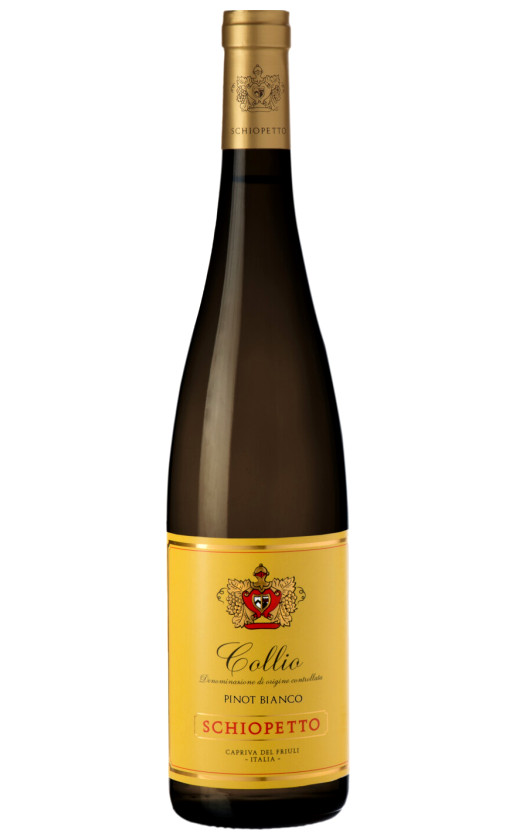 Wine Mario Schiopetto Pinot Bianco Collio 2016