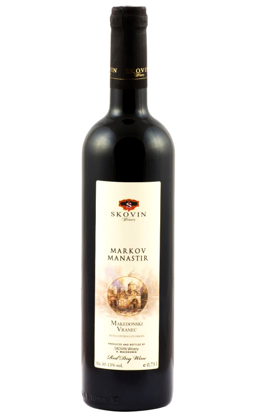 Wine Markov Manastir Vranec Red Dry