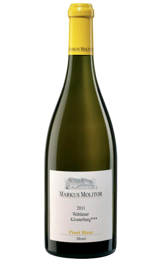 Wine Markus Molitor Pinot Blanc Wehlener Klosterberg 3 Stars 2011