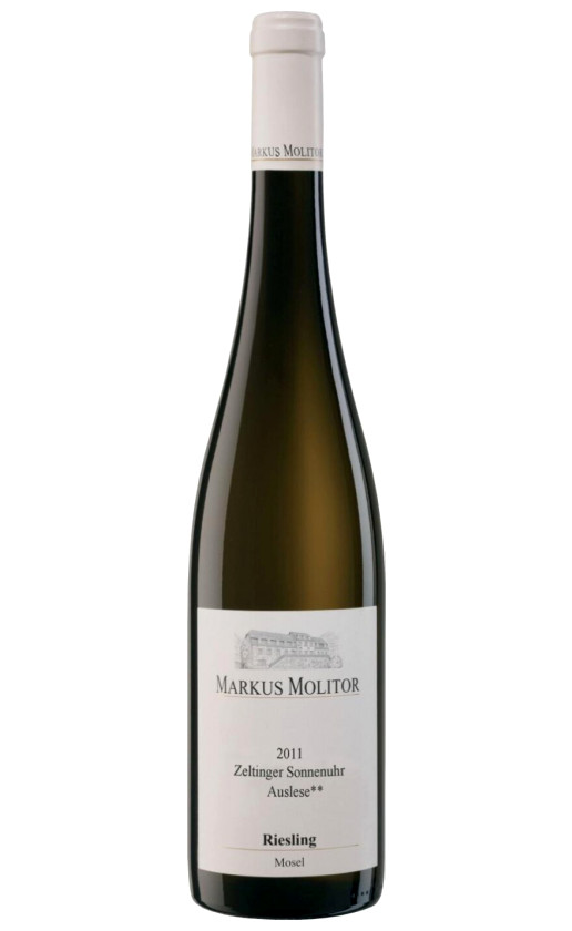 Вино Markus Molitor Riesling Zeltinger Sonnenuhr Auslese** 2011