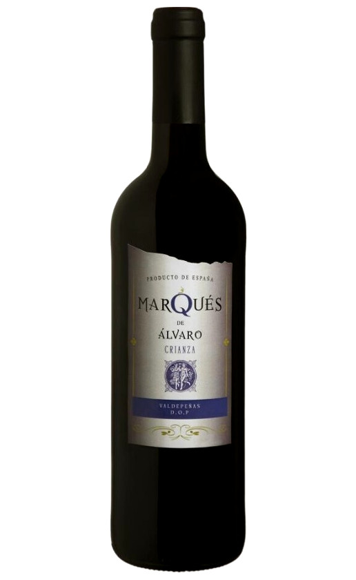 Wine Marques De Alvaro Crianza Valdepenas