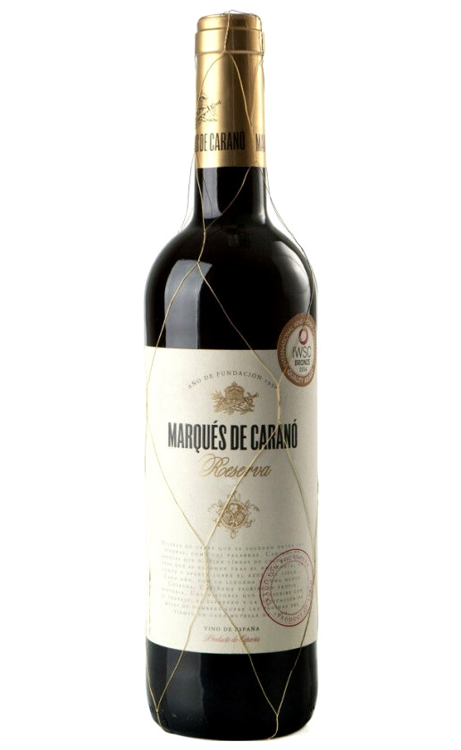 Wine Marques De Carano Reserva Carinena
