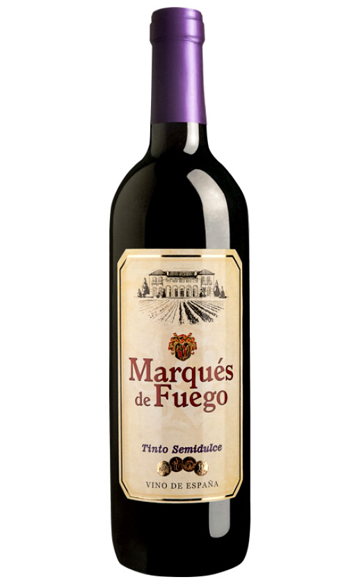 Wine Marques De Fuego Tinto Semidulce