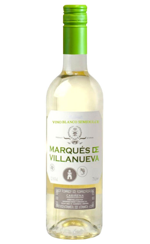 Wine Marques De Villanueva Blanco Semidulce Carinena