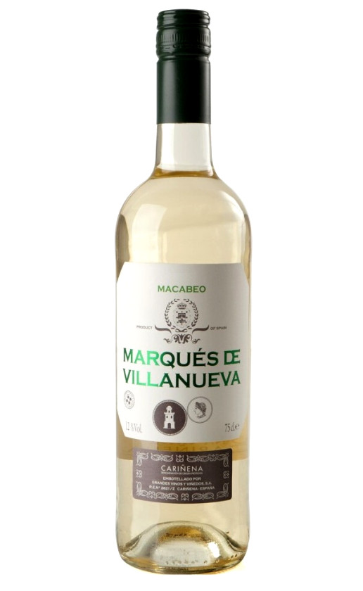 Wine Marques De Villanueva Macabeo Carinena