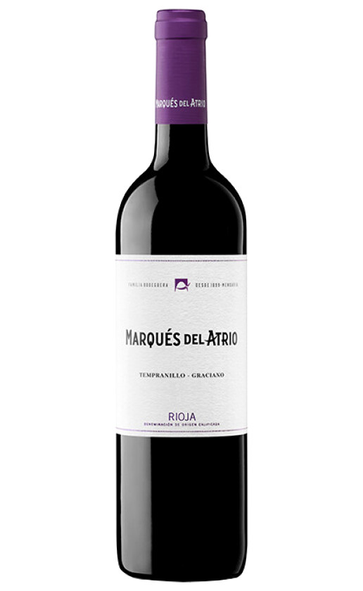Wine Marques Del Atrio Tempranillo Graciano Rioja A