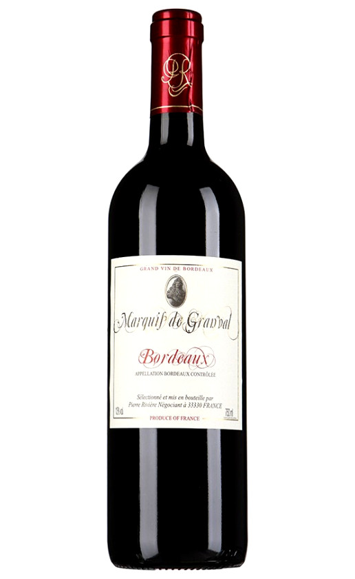 Wine Marquis De Granval Bordeaux 2016