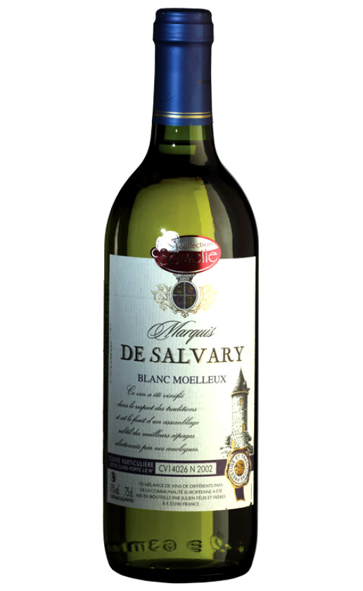 Вино Marquis de Salvary Blanc Moelleux