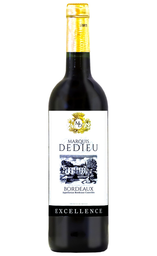 Wine Marquis Dedieu Rouge Sec Bordeaux 2016