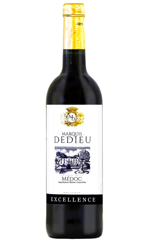 Wine Marquis Dedieu Rouge Sec Medoc 2016