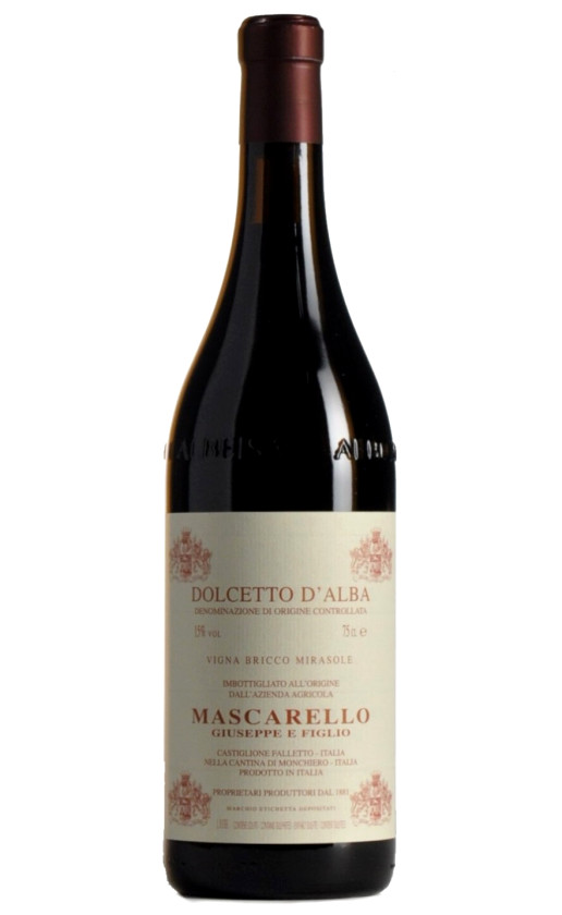 Wine Mascarello Dolcetto Dalba Bricco Mirasole 2019