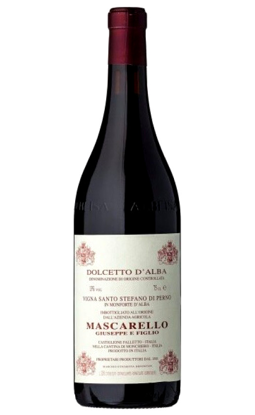 Wine Mascarello Dolcetto Dalba Santo Stefano Di Perno
