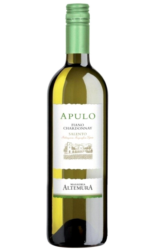 Wine Masseria Altemura Apulo Fiano Chardonnay Salento