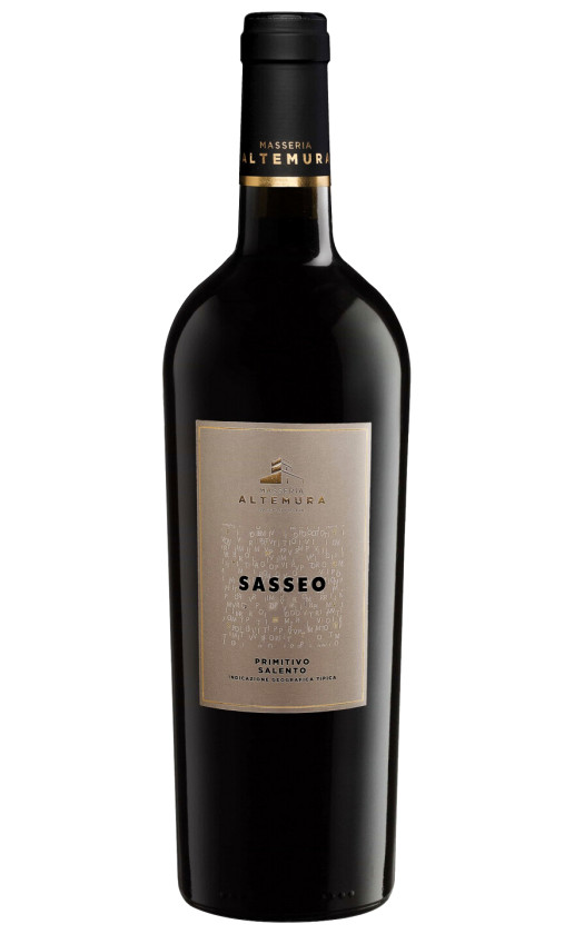 Вино Masseria Altemura Sasseo Primitivo Salento 2018