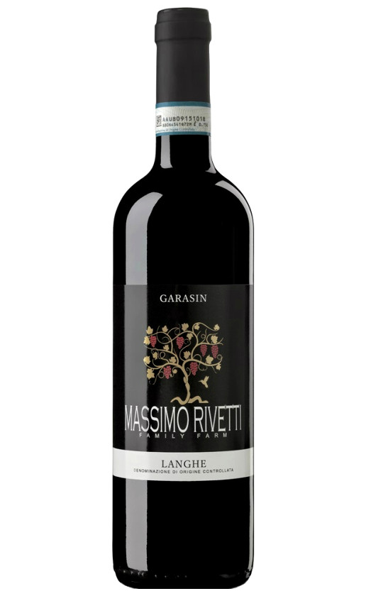 Wine Massimo Rivetti Garasin Langhe 2015