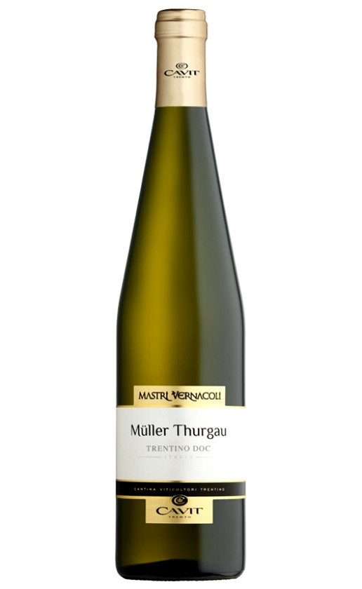 Wine Mastri Vernacoli Muller Thurgau Trentino 2020
