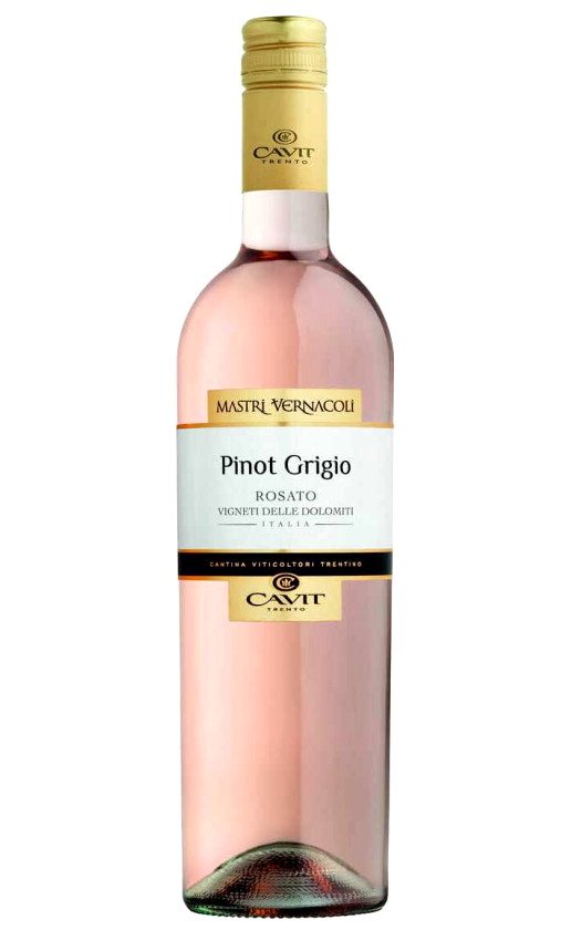 Wine Mastri Vernacoli Pinot Grigio Rosato Vigneti Delle Dolomiti 2020