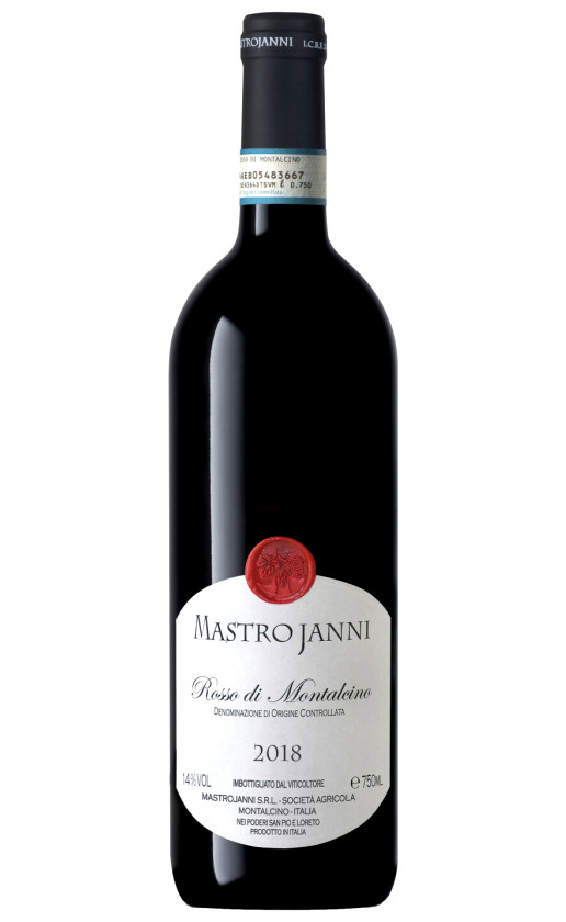Вино Mastrojanni Rosso di Montalcino 2018